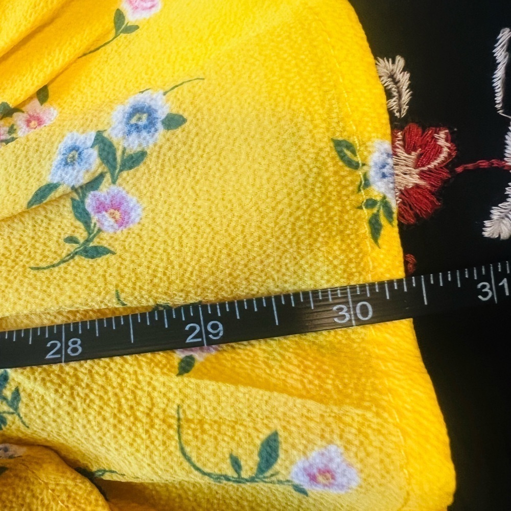 ALTER'D STATE yellow floral dress size small - Picture 10 of 11